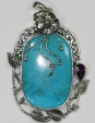 Turquoise Pendant P115 - Click Image to Close